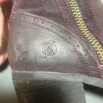 BORN Poly Purple Suede Leather Boots Size 6.5 Photo 7