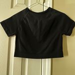 Target Black Workout Cropped Tee  Photo 1
