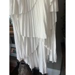 AMUR Ophelia Pleated Taffeta Maxi Skirt White Womens Size 8 Photo 7