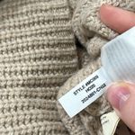 Madewell Tipped Forrest V-Neck Oversized Tennis Sweater Heather Birch size XS Photo 9