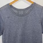 Lululemon Womens Long Distance Short Sleeve Top Heathered Asphalt Grey Small Gray Photo 1