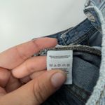 Free People  Women's Blue Keep It Simple Button Down Linen Blend Shirt Size‎ S Photo 7