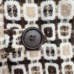 Pura Vida Brown Tan And Cream Tweed Pleated Button Front Mini Skirt Schoolgirl Academia 12 Photo 8