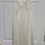 Vintage White Slip Dress Lace Detail Size Small/ Medium Photo 1