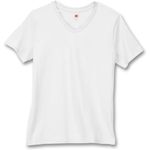 Hanes ComfortSoft Women’s V-Neck Short Sleeve T-Shirt S Oxford Grey Photo 1