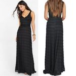 Show Me Your Mumu  One and Only Lace Jenn Maxi Dress Small Black Photo 1
