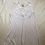 Vintage Karen Neuburger Embroidered Pink Striped Floral Nightgown Size‎ Small White Photo 1