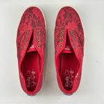 Keds  x Taylor Swift 032 Red Lace Slip-On Sneaker Shoes Women's Size 9.5 EUR 40.5 Photo 5