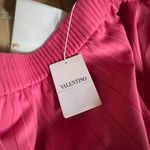 Valentino Garavani Topstitched jersey mini skirt pink Size 8 Photo 6
