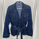 Jamie Nicole belted Denim Jacket size 16 Blue Photo 0
