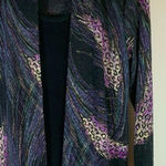 JM Collection ‎ Feathers Top Women XL Stretch Office Church Comfort Fairy Mature Photo 0