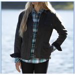 Legendary Whitetails Women's Field Guide Jacket Black Large Flannel Lined Photo 10