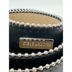 Steve Madden  Belt Faux Leather Black With Silver Studs and Buckle Photo 2