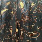 Ulla Johnson  Zea Skirt in Jet Floral Vine Metallic Mini Skirt‎ Ruffle Size 2 Photo 12