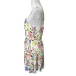 Alice + Olivia Trixie Floral Mini Dress Women’s Size 8 Sleeveless Crepe Lined Photo 2
