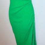J.Crew  Ruched Vintage Rib Midi Dress in Kelly Green Size XS Photo 6