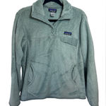 Patagonia ‎ Re-Tool Half Snap Pullover Dark Mint Soft Warm Kangaroo Pocket Ski Photo 0