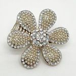 Lot of 3 Large Statement Elastic Cocktail Rings Photo 7