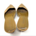 Kenneth Cole mustard colored leather mules, made in Italy, size 7.5 Photo 6