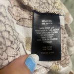 C&C California  Shorts Size 12 Floral Linen Blend High Wasit Retro Paperbag Brown Photo 7