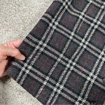 Petite Sophisticate  Vintage 90s Wool Blend Cropped Vest Plaid Academia in Gray 6 Photo 6