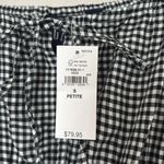Gap NWT  Black and White Gingham Mini Dress small petite Photo 7