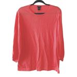 Ann Taylor NWT Pink Puff Sleeve Cotton Lightweight Sweater Photo 0