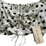 For Love & Lemons  Lucia Smocked Tie Long Sleeve Crop Top NWT Size XL Photo 9