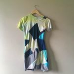 Notre Dame patchwork embroidered dress Green Size M Photo 3