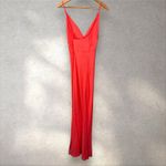 Anthropologie  Plunge‎ V-Neck Satin Maxi Slip Dress Sz XL Photo 5