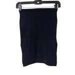 AEXAE Technical Knit Bandeau Tube Top in Black Small New Womens Strapless Tank Photo 5