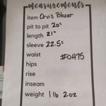 Orvis Vintage Blazer Wool Red Open Front Women's Size 8P Classic Work Wear Photo 10