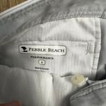 Pebble Beach Performance Women's Golf Capri Pant Crop Lightweight‎ stone Size 6 Blue Photo 4