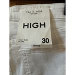 Rag and Bone  Casey High Rise Ankle Flare Jeans in White Sz 30 (New) Photo 5