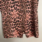 Traffic People Wrap Skirt Leopard Print XL Animal Pattern Playful Funky Flirty Pink Photo 4