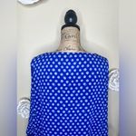 Lilly Pulitzer NTM:  Royal Blueish Purple Langston Blouse with Polka Dots Sz XL Photo 11
