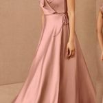 BHLDN Tansy Satin Maxi Dress Photo 4