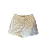 Avec Les Filles Véclies Filles Beige Velvet Lounge Shorts – Soft Stretch Waistband Photo 1