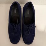 Clarks  Bendables Honest Q Water-Resistant
Lace Up Oxford Booties Navy Blue 6.5 Photo 2