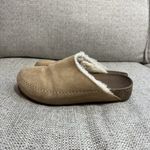 Jenni Kayne  Shearling-Lined Moc Clog in Taupe‎ Brown Size 37 Photo 4