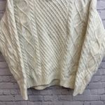 Aritzia Sunday Best Peggy Cable Knit Sweater Whisper White Women's Small Wool Photo 2