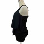 ZARA  Trafaluc Womens Medium Layered Top Racer Back Distressed Hems‎ Tank  Dress Photo 2