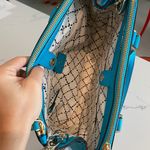 Kate Spade  turquoise blue crossover brand new purse tote bag zipper pockets Photo 11