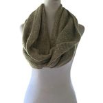 Elegant Gold Knit Infinity Scarf Photo 0