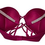 Victoria's Secret Victoria Secret bombshell push up shine strap bikini top size 40DD berry blush Photo 2