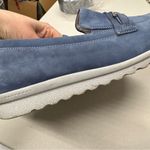 Aravon Blue Suede Loafer Shoes Womens 12 Casual Flats Comfort Casual Preppy Size 10 Photo 8