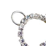 Rhinestone Heart Star Hair Bun Cover Silver Tone Wedding Dance Gymnastics Photo 5