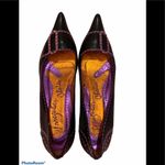 Irregular Choice Black Leather Pumps. Size 5.5 Photo 2