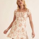 Prómesa Promesa Flowers In The Wind Mini Smocked Baby Doll Dress Cream Orange FLORAL S Photo 0