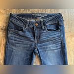 American Eagle Super Low Jegging Super Stretch Jean Women Size 6 Long Dark Wash Photo 1